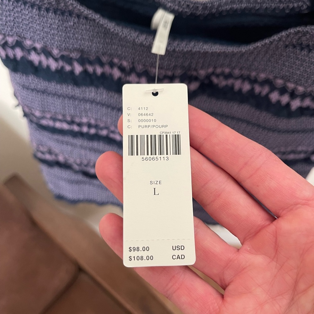 Anthropologie blue embroidered smocked crop top